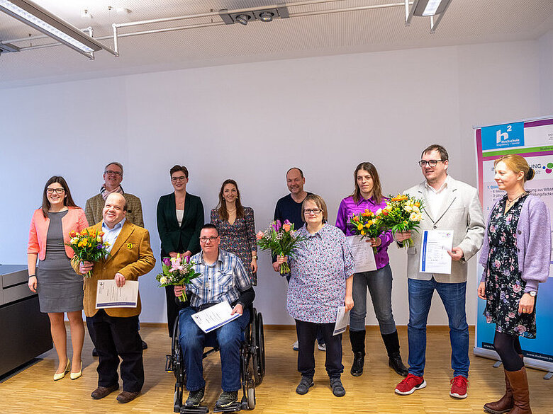 Das Bild zeigt das Team des Kompetenzzentrums Inklusive Bildung Sachsen-Anhalt