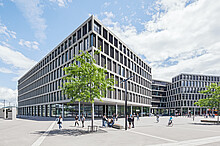 The photo shows the building of the university. Copyright University of Applied Sciences and Arts Northwestern Switzerland