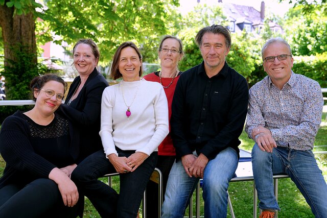 Auf dem Bild ist das Team des Bereiches Schulpraktische Studien (ZFS) zu sehen.