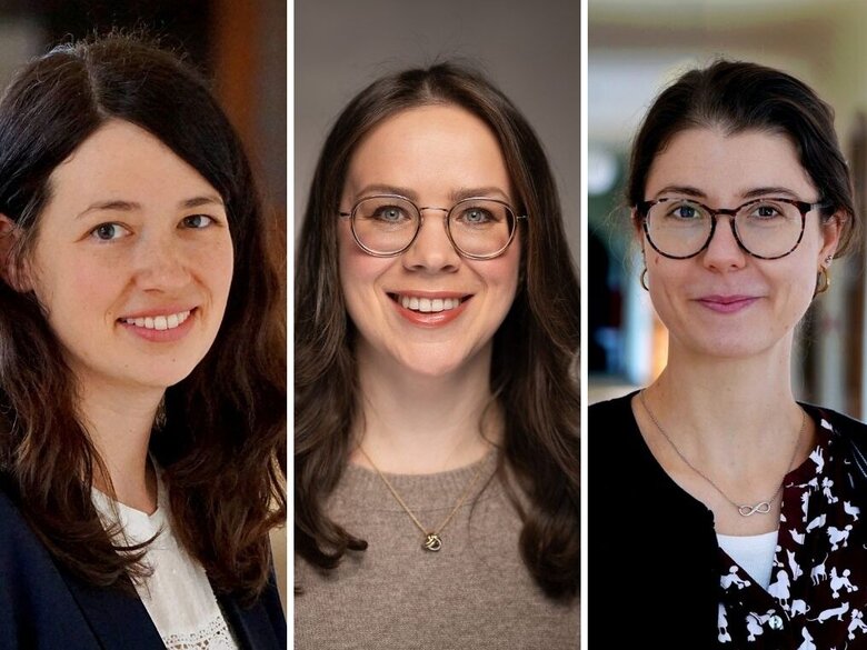 Die drei neuen Sprecherinnen der Postdocs