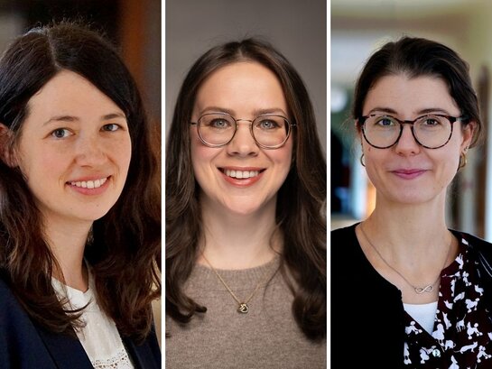 Die drei neuen Sprecherinnen der Postdocs