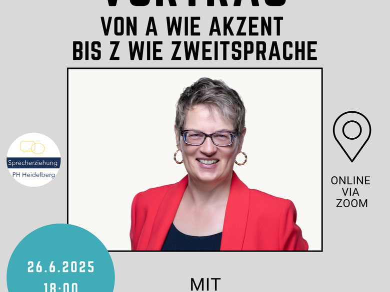 Informationstafel über den Vortrag von Uta Alexandra Krul. 