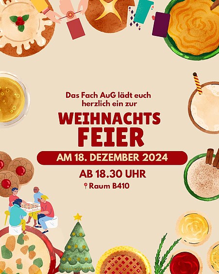 Einladung zur AuG-Weihnachtsfeier