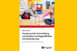 Das Bild zeigt das Deckblatt der Zeitschrift "Psychosoziale Entwicklung von Kindern und Jugendlichen mit Behinderung".