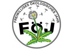 Das Bild zeigt das Logo "Freiwilliges Ökologisches Jahr FÖJ". Copyright "Freiwilliges Ökologisches Jahr".