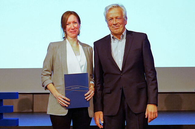 Katrin Schweizer mit Karl-Heinz Dammer