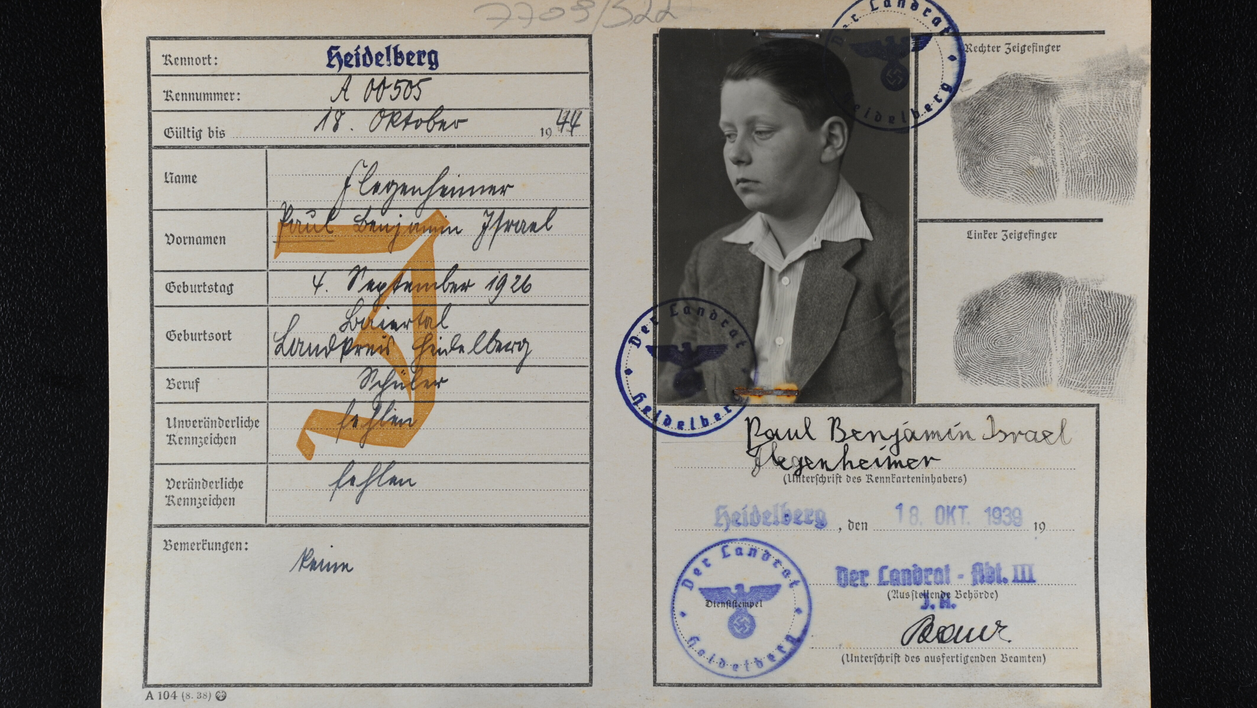 Porträtfoto von Paul Flegenheimer