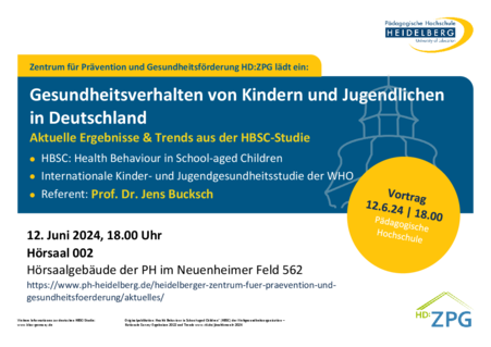 Einladung zur HBSC-Studie: Gesundheitsverhalten von Kindern und Jugendlichen in Deutschland