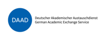 Das Bild zeigt das Logo des Deutschen Akademischen Austauschdienstes (DAAD) und ist ein Link zur Website des DAAD