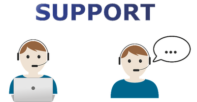 Bild über IT-Support als Link zum Helpdesk auf dem Sie ein Ticket erstellen können