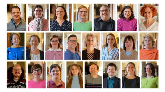 Collage aus Porträtfotos der AW-ZIB Teammitglieder