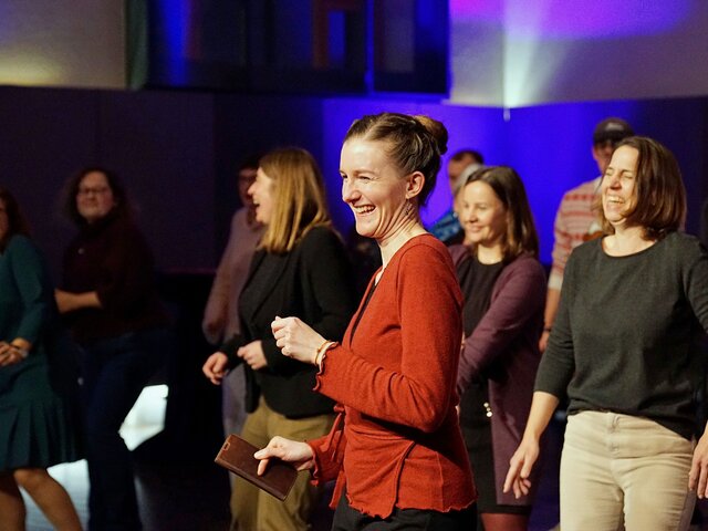 Aufnahme von der Weihnachtsfeier der Pädagogischen Hochschule Heidelberg