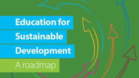 Titelblatt des Dokumentes "Education for sustainable Development - A Roadmap"
