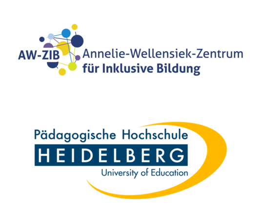 Logos der Pädagogischen Hochschule Heidelberg und des Annelie-Wellensiek-Zentrum für Inklusive Bildung
