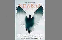  Plakat des Theaterstückes Krabat. 
