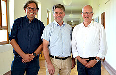 Gruppebild von Marco Kalz, Alexander Siegmund und Thomas Vogel