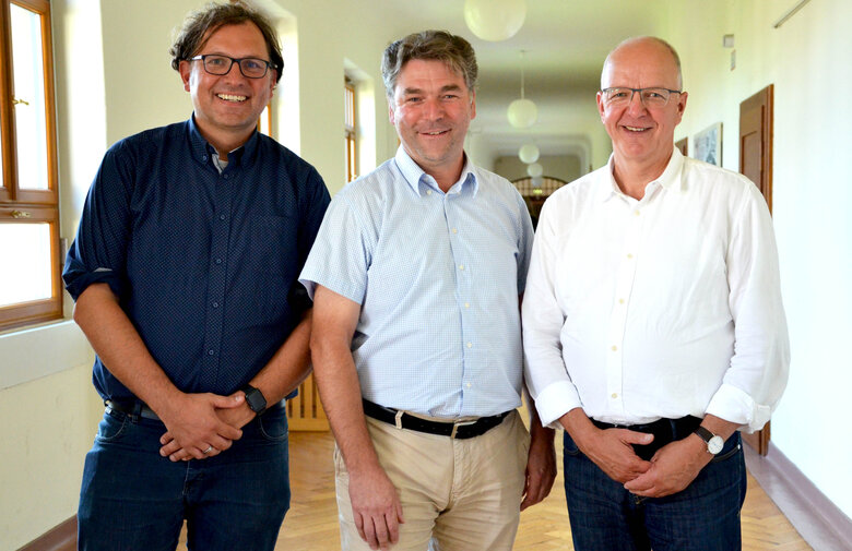 Gruppebild von Marco Kalz, Alexander Siegmund und Thomas Vogel