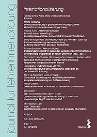 Cover von "Journal für LehrerInnenbildung"