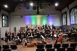 PH-Orchester in der Mehrzweckhalle der PH.
