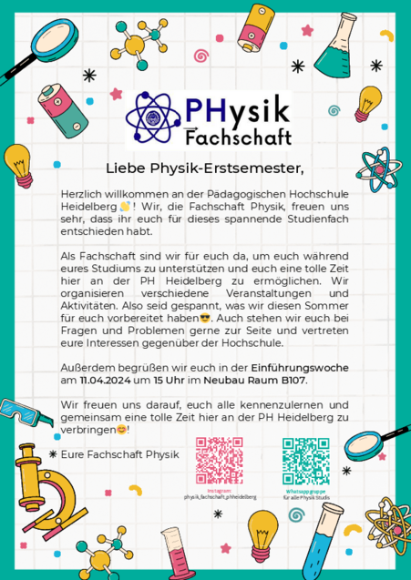Einladung der Fachschaft Physik als PDF