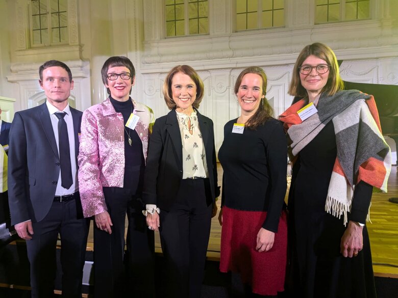Jochen Laub, Karin Vach, Petra Olschowski, Priska Sprenger und Stine Albers