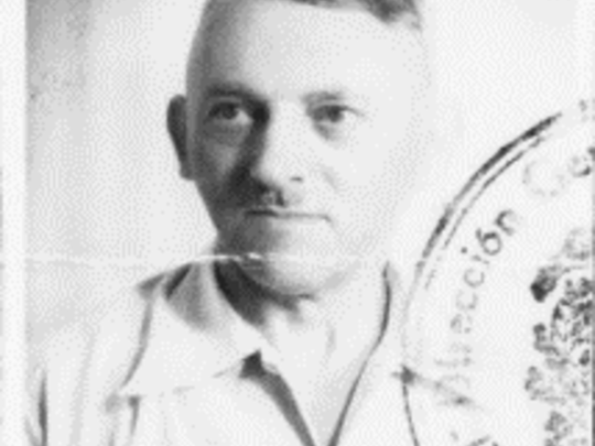 Passbild von Jakob Sondheimer