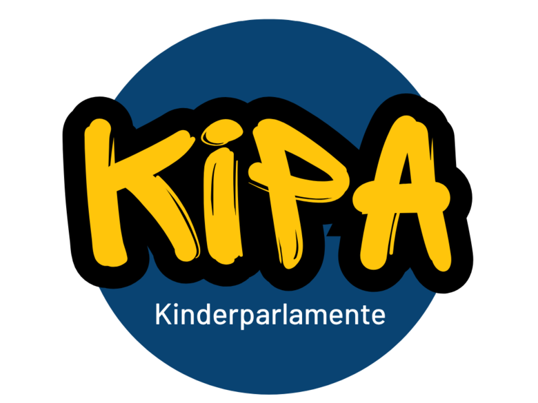Zu sehen ist das Logo der Kinderparlamente.
