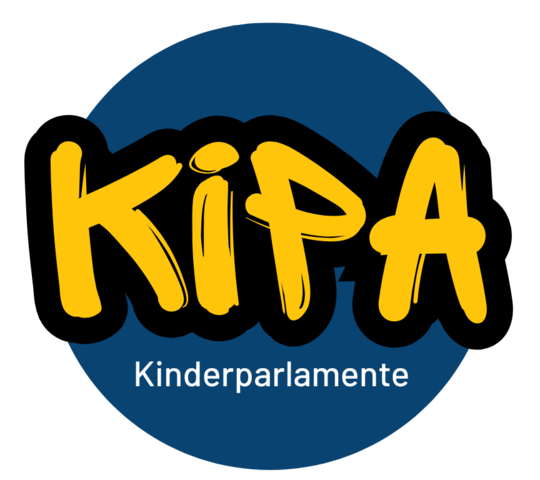 Zu sehen ist das Logo der Kinderparlamente.