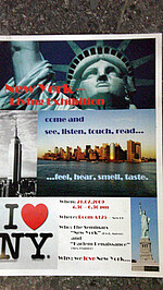 Bild von dem Poster der Living Exhibition - New York