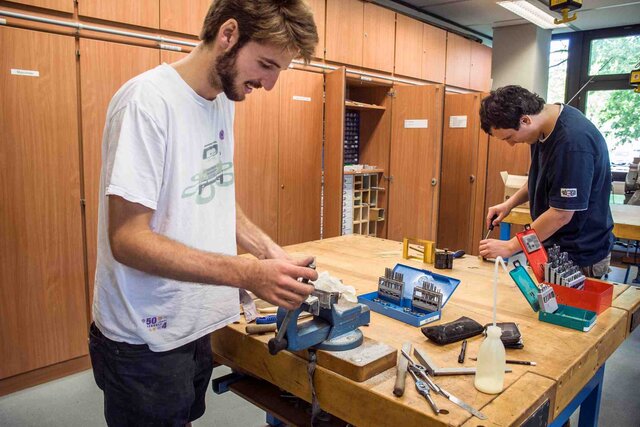 Zu sehen ist die didaktische Werkstatt Technik.