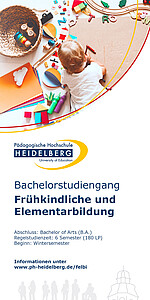 Flyer B.A. Frühkindliche und Elementarbildung