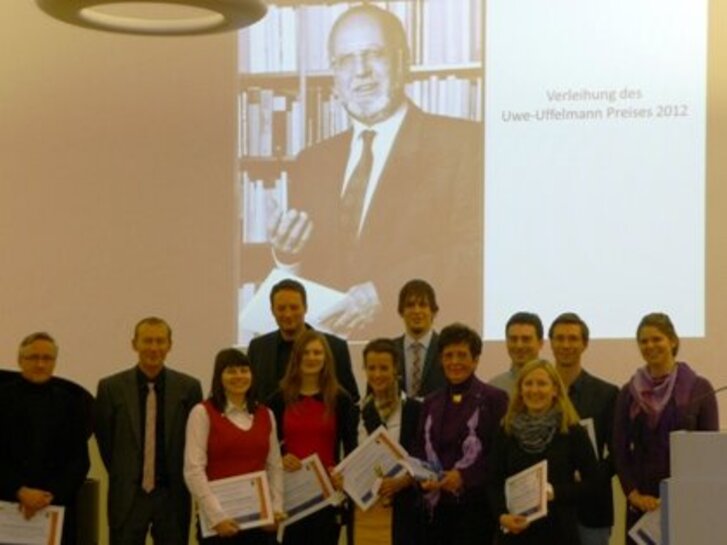 Bild der Verleihung des Uwe-Uffelmann-Preises 2012