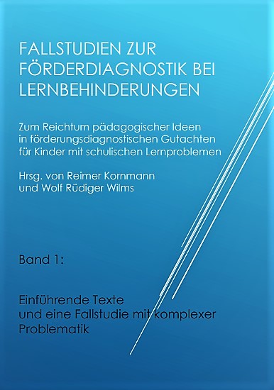 Blauer Buchtitel